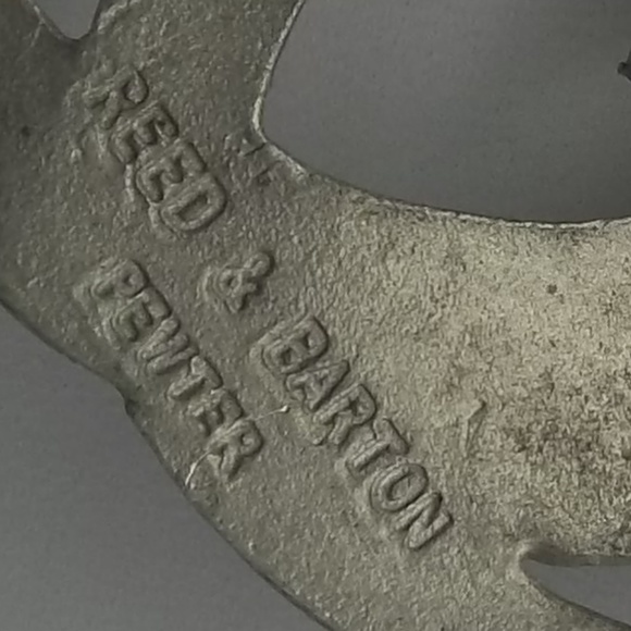 Reed and Barton Pewter Dolphin Necklace - Picture 4 of 6